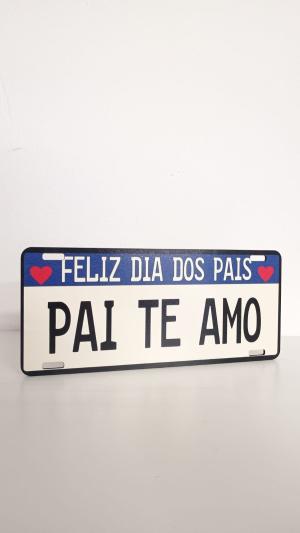 Placa MDF Estilo de Carro MDF     