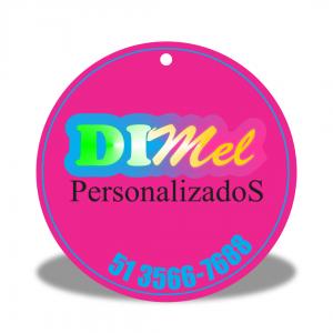 Tag Bola 4,25x4,8cm Personalizada Couchê 250g 4,25x4,8cm 4x0 UV Total  