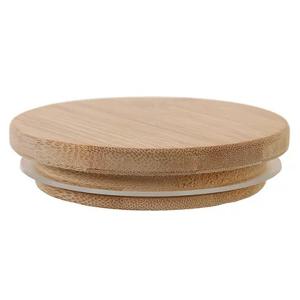 Tampa Bambu para Caneca cerâmica Bambu e silicone     